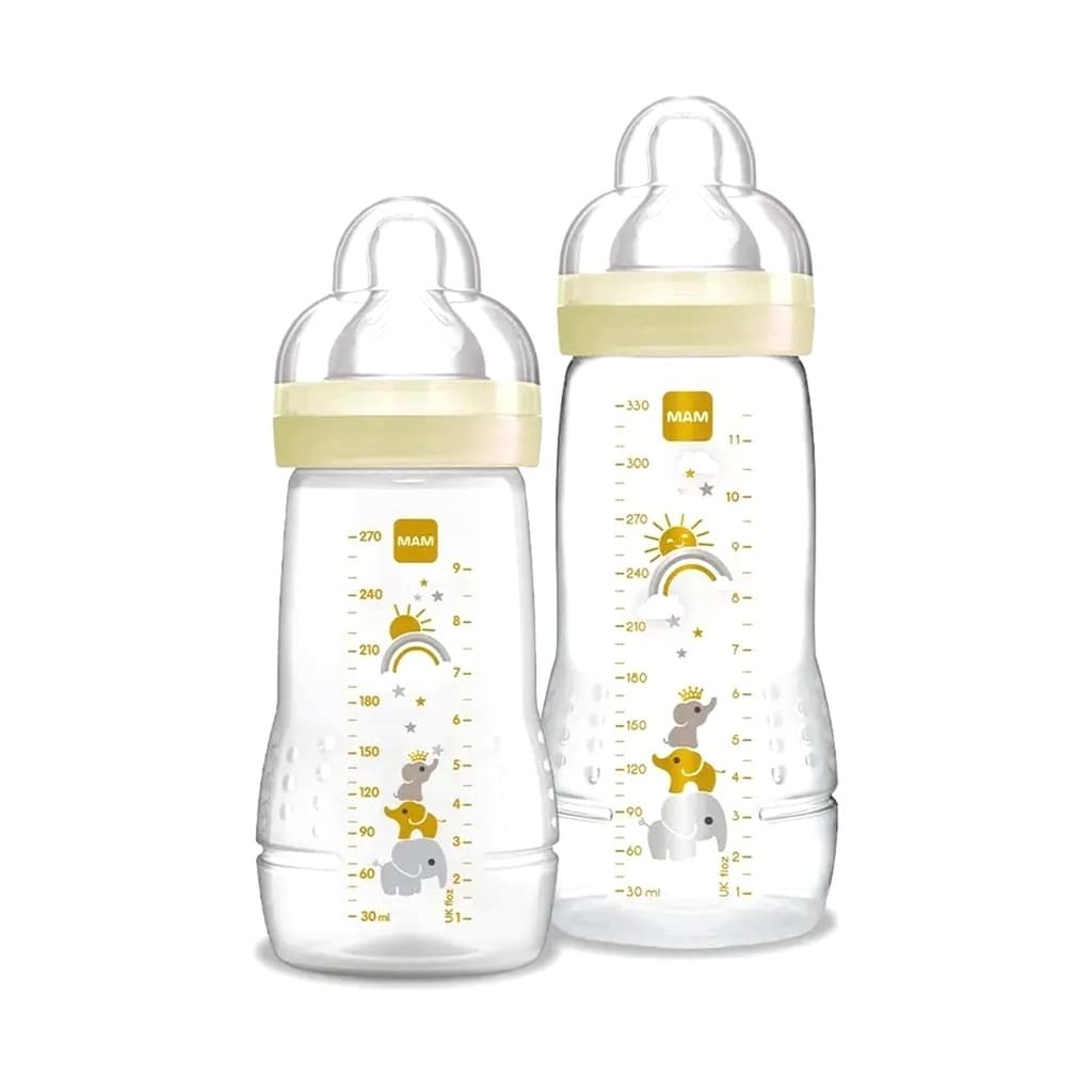 Kit 2 Mamadeiras Easy Active 270/330ml MAM — Enxoval de Bebe 2026 | Comprar na Shopee com desconto