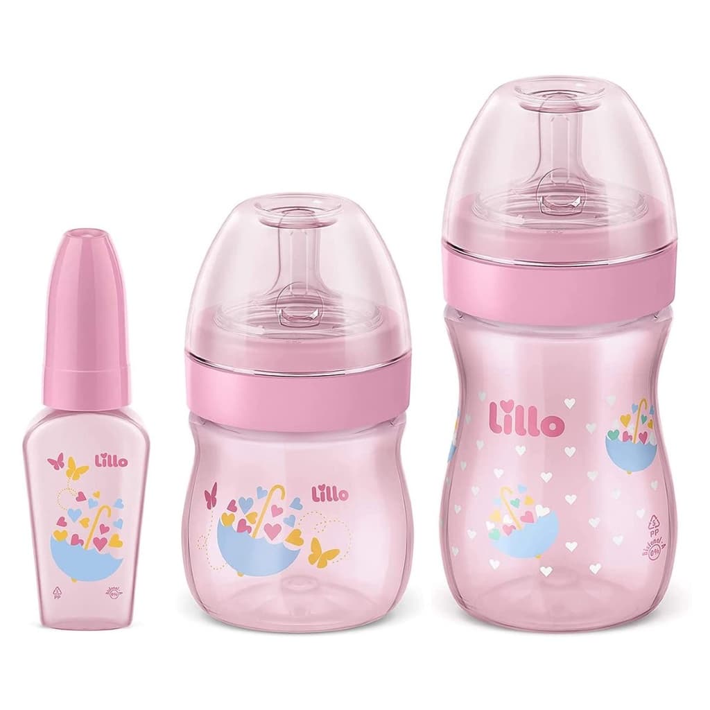 Kit Mamadeira Primeiros Passos 50/150/240ml Lillo