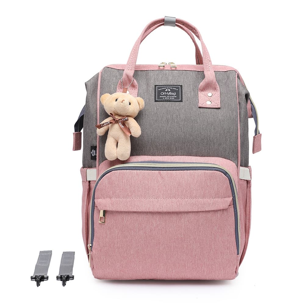 Mochila Bolsa Maternidade Ursinho Reforcada — Enxoval de Bebe 2026 | Comprar na Shopee com desconto