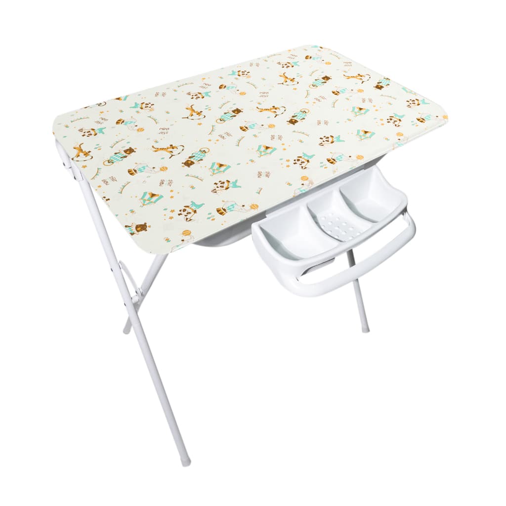 Banheira Luxo com Suporte Trocador e Saboneteira — Enxoval de Bebe 2026 | Comprar na Shopee com desconto