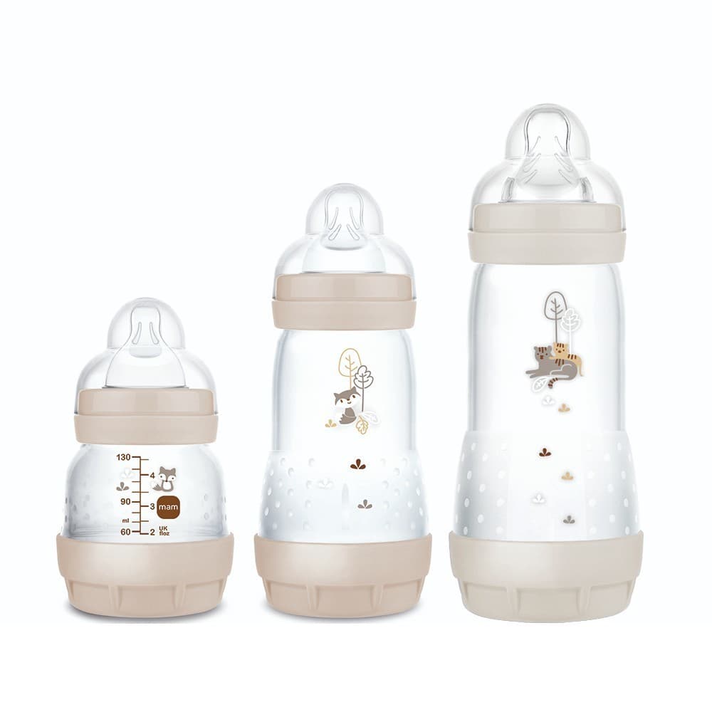 Kit 3 Mamadeiras MAM Easy Start 130/260/320ml — Enxoval de Bebe 2026 | Comprar na Shopee com desconto