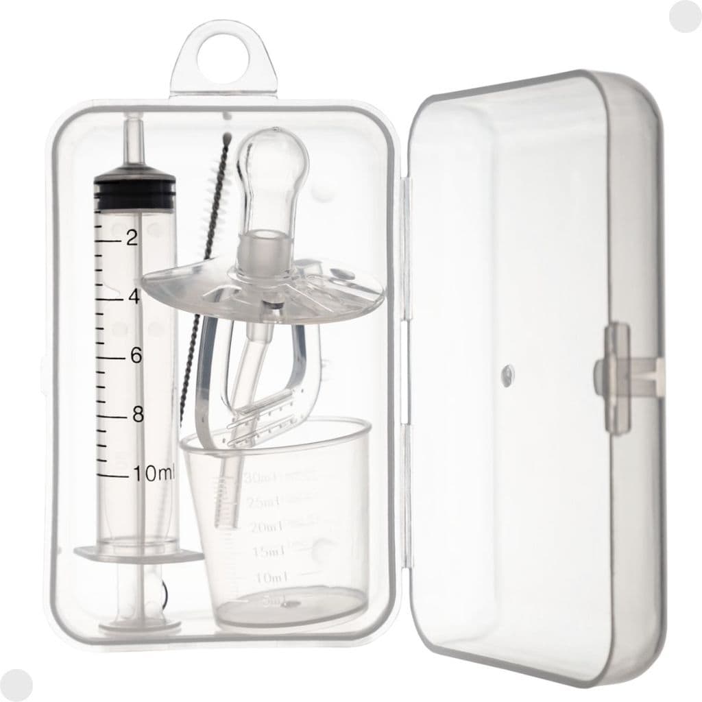 Dosador de Remedio Bebe Formato Chupeta Buba — Enxoval de Bebe 2026 | Comprar na Shopee com desconto